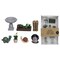 Transpac Resin Mini Garden Figurines in Box Set of 7 Multicolored for Spring Home Decor